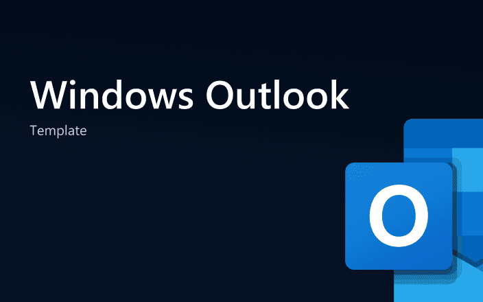 Windows Outlook Template