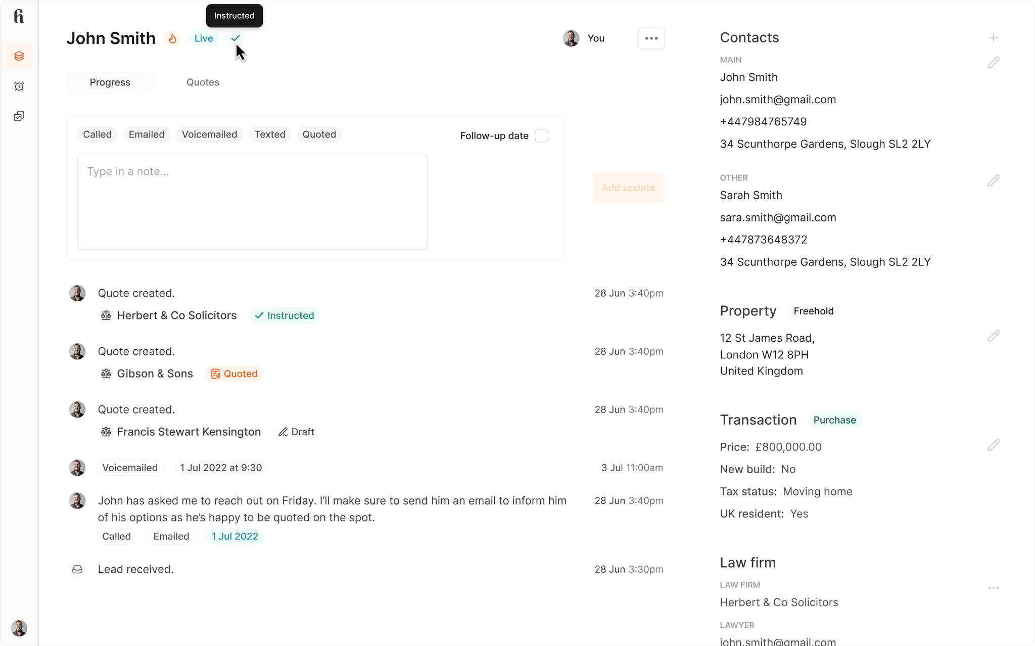 Homey screenshot 2